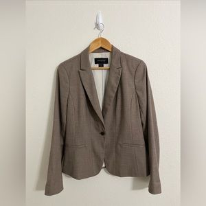 Ann Taylor Blazer Woman’s Size 8 Brown And White
